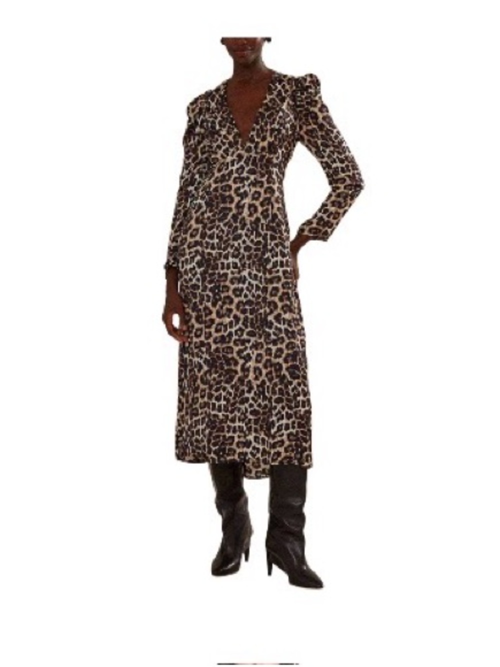 FARM Rio Natural Skin Cream Midi Dress